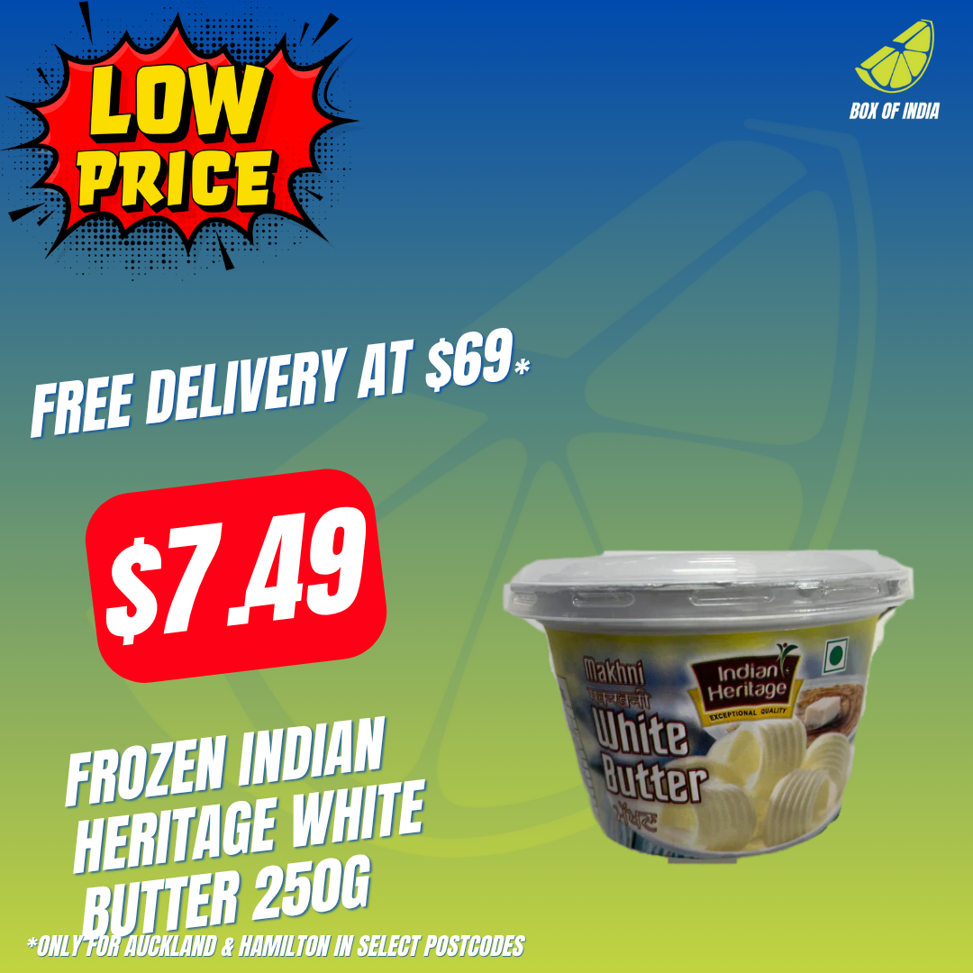 Frozen Indian Heritage White Butter 250g