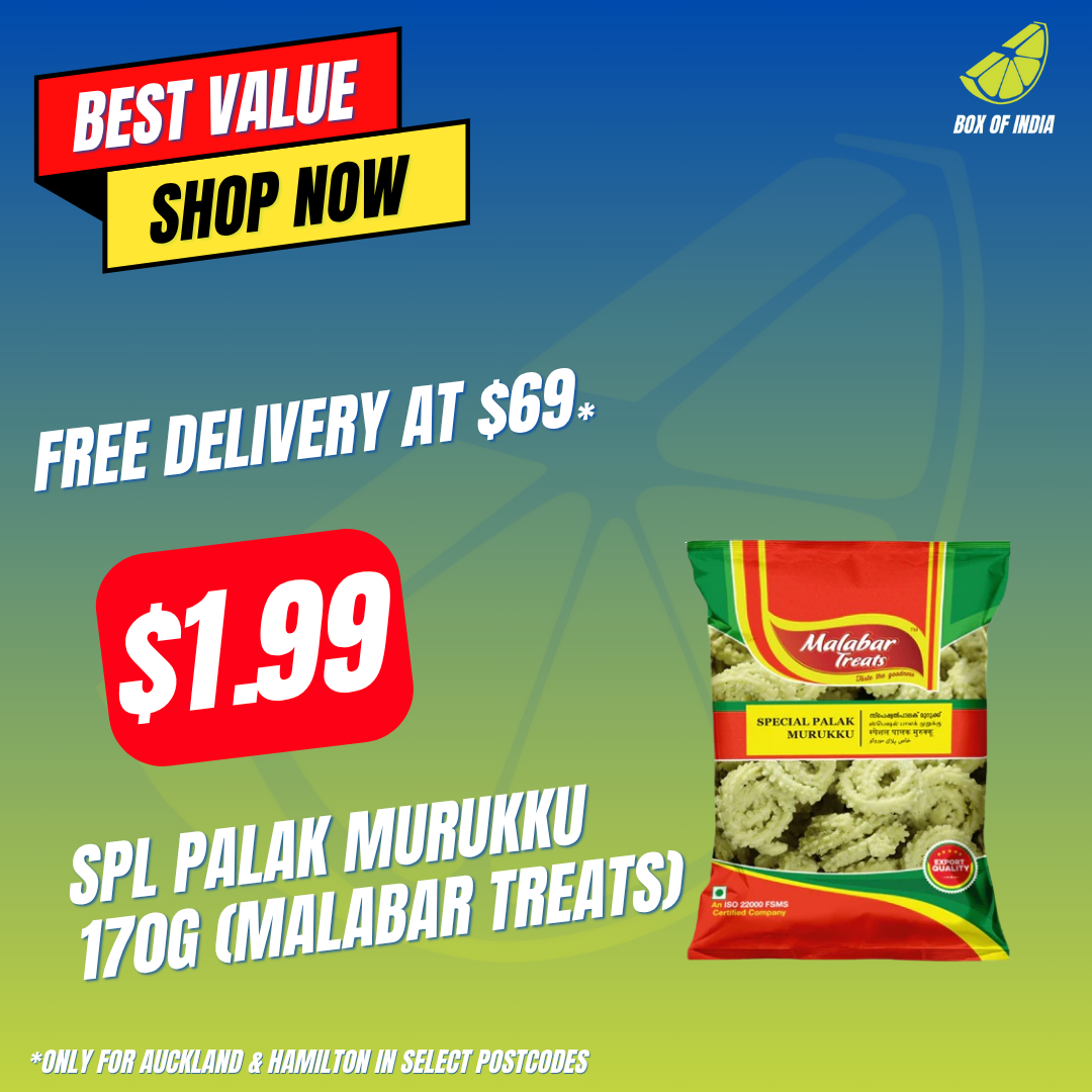Spl Palak Murukku 170g (Malabar Treats)