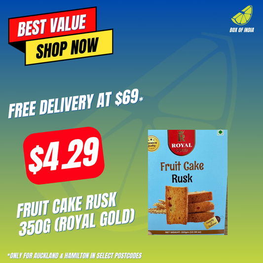 Fruit Cake Rusk 350g (Royal Gold)