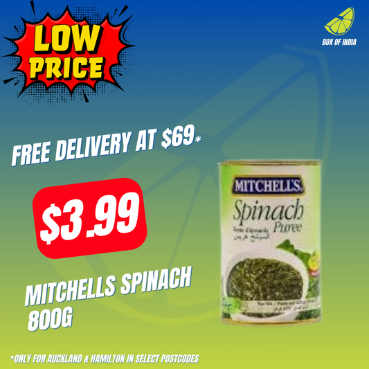 Spinach 800g (Mitchells)