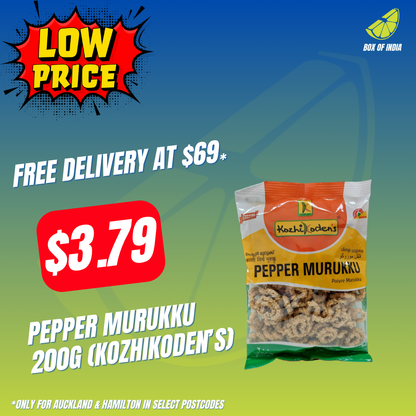 Pepper Murukku 200g (Kozhikoden’s)