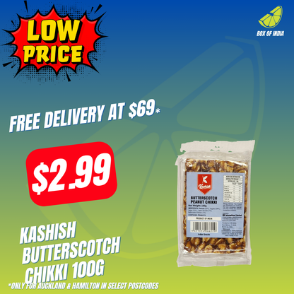 Kashish Butterscotch Chikki 100g