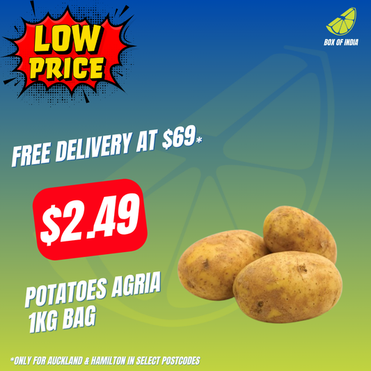 Potatoes Agria 1kg Bag