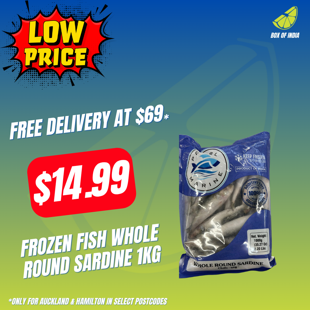 Frozen Fish Whole Round Sardine 1Kg (Product of India)