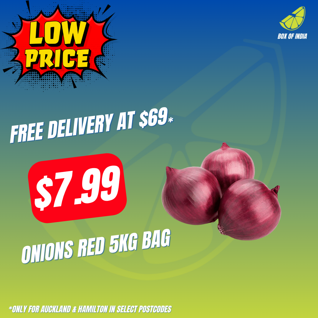 Onions Red 5kg Bag