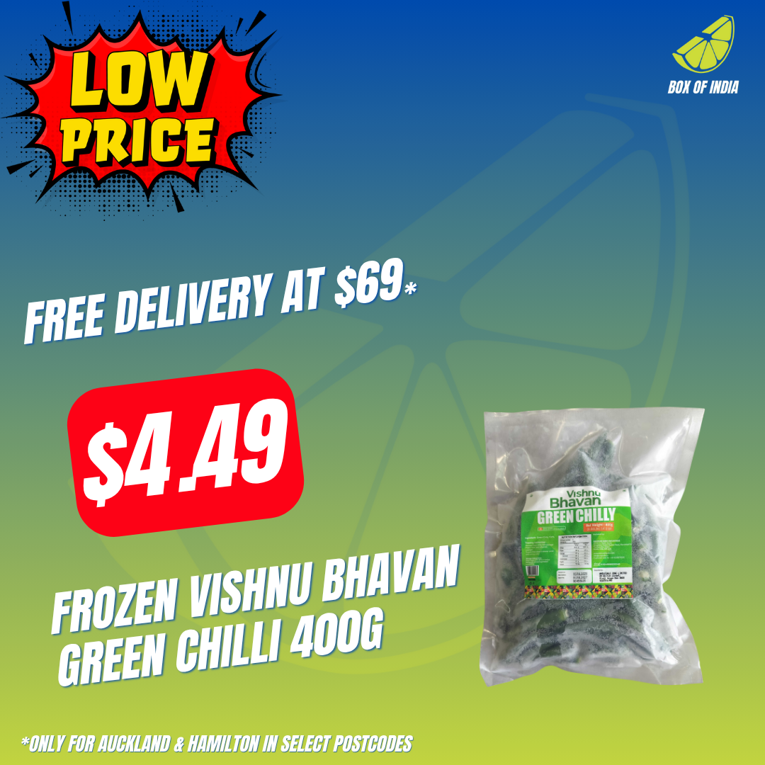 Frozen Green Chilli 400g (Vishnu Bhavan)