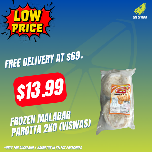 Frozen Malabar Parotta 2Kg (Viswas)