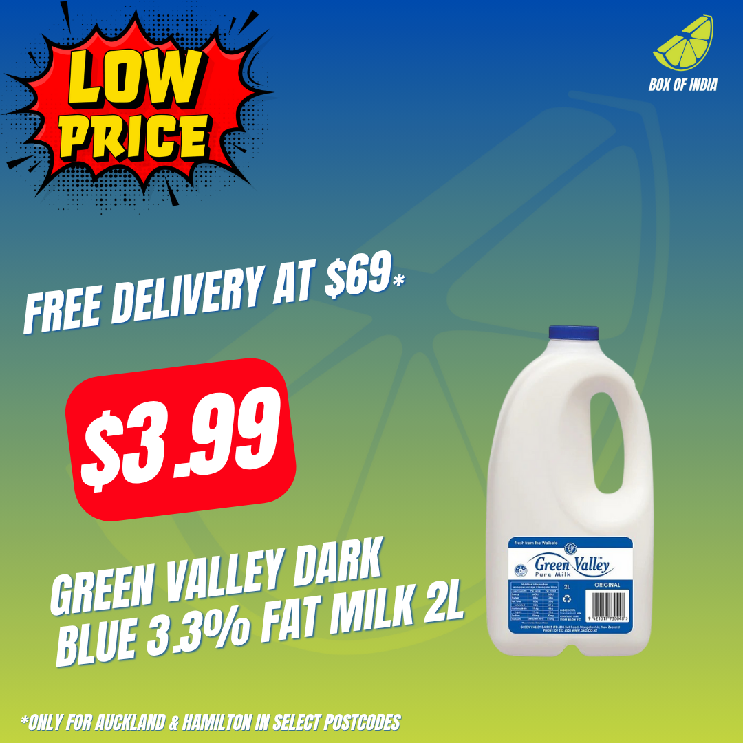 Green Valley Dark Blue 3.3% Fat Milk 2L