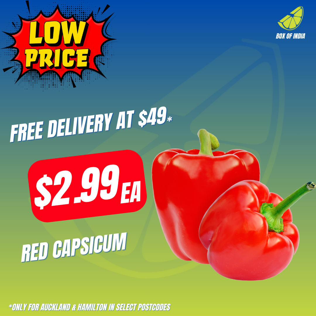 Capsicum Red Each (Product of New Zealand)