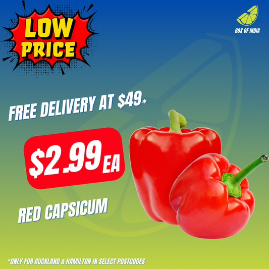 Capsicum Red Each (Product of New Zealand)