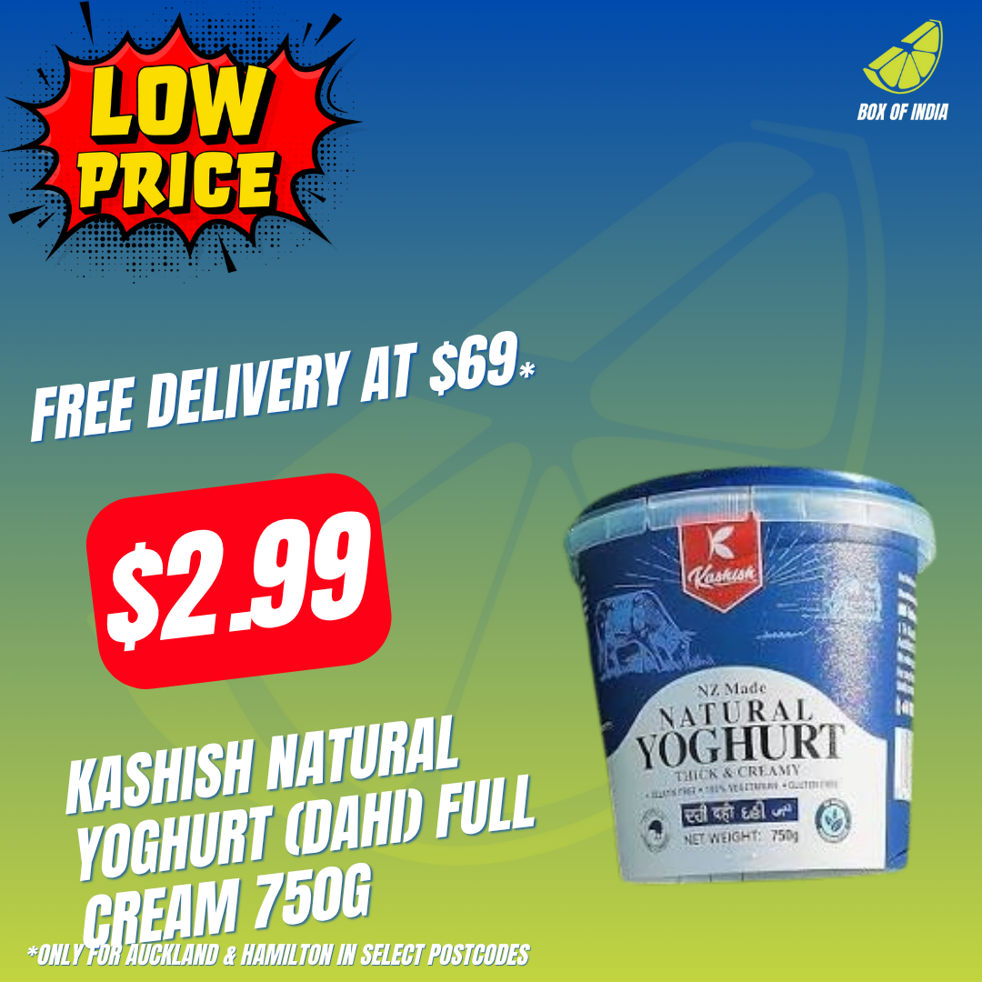 Kashish Natural Yoghurt (Dahi) Full Cream 750g