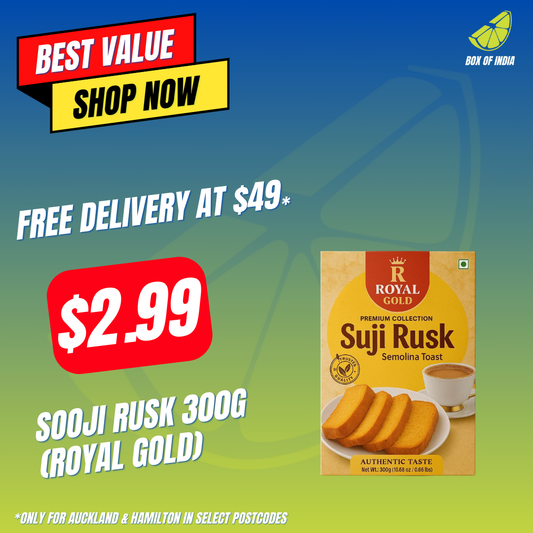 Sooji Rusk 300g (Royal Gold)