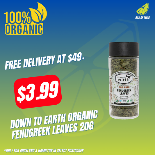 Down To Earth Organic Fenugreek Leaves 20g