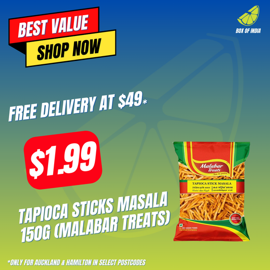 Tapioca Sticks Masala 150g (Malabar Treats)