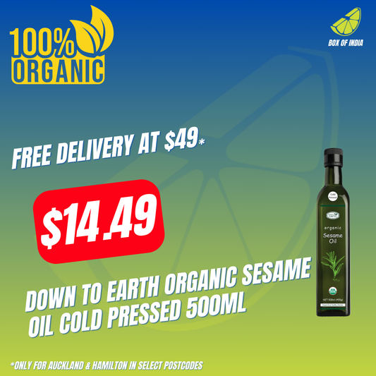 Down To Earth Organic Sesame Oil Cold Pressed 500ml