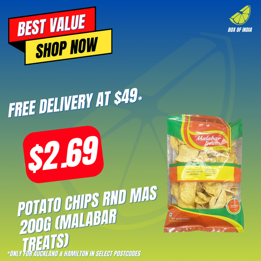 Potato Chips Rnd Mas 200g (Malabar Treats)