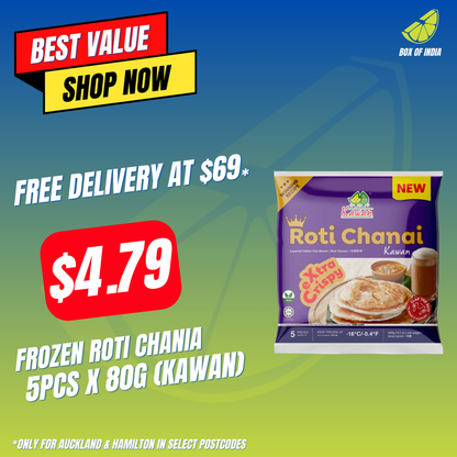 Frozen Roti Chania 5pcs x 80g (Kawan)