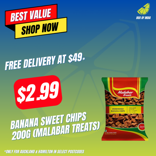 Banana Sweet Chips 200g (Malabar Treats)