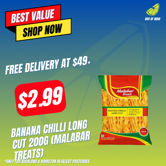 Banana Chilli Long Cut 200g (Malabar Treats)