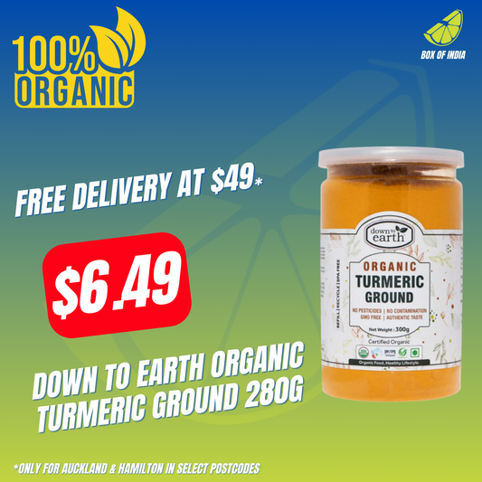 Down To Earth Organic Turmeric Ground 280g