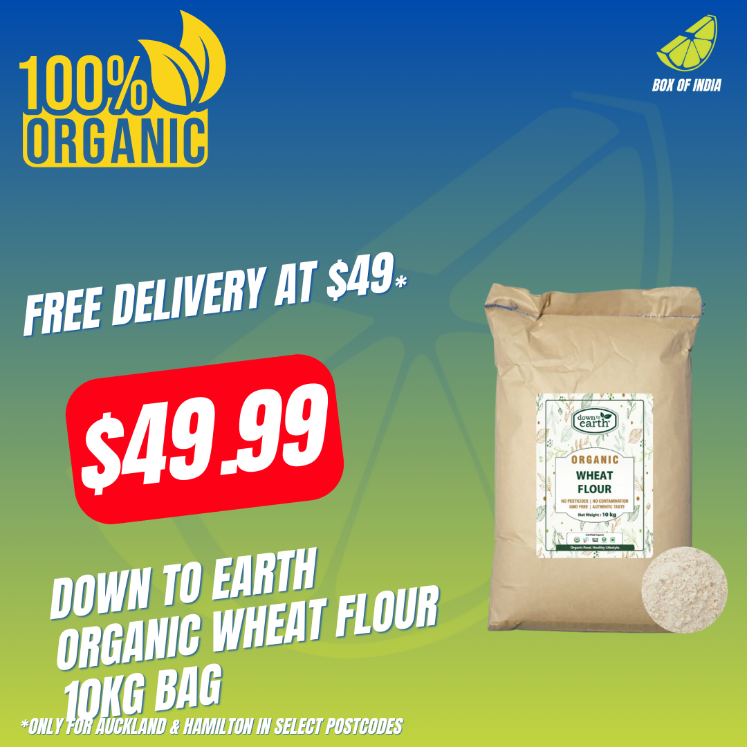Organic Wheat Flour 10kg Bag (Down To Earth)