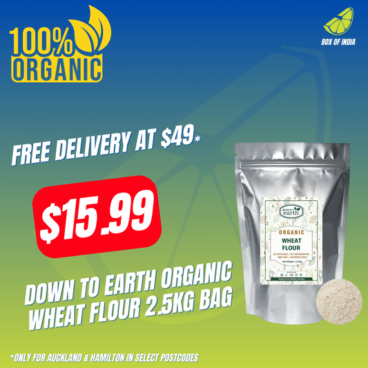 Down To Earth Organic Wheat Flour 2.5kg Bag