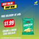 Cream & Onion 135g (Balaji)