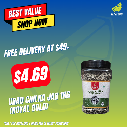 Urad Chilka Jar 1Kg (Royal Gold)