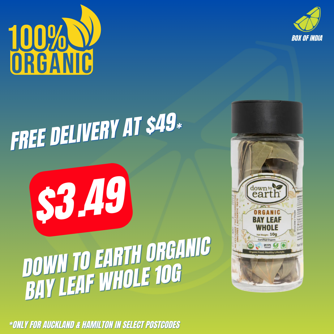 Organic Bay Leaf Whole 10g (Down To Earth)