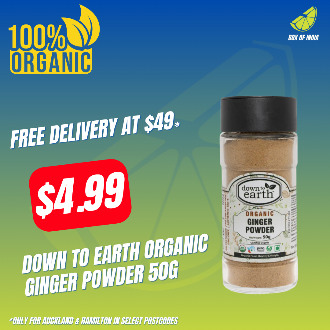 Organic Ginger Powder 50g (Down To Earth)