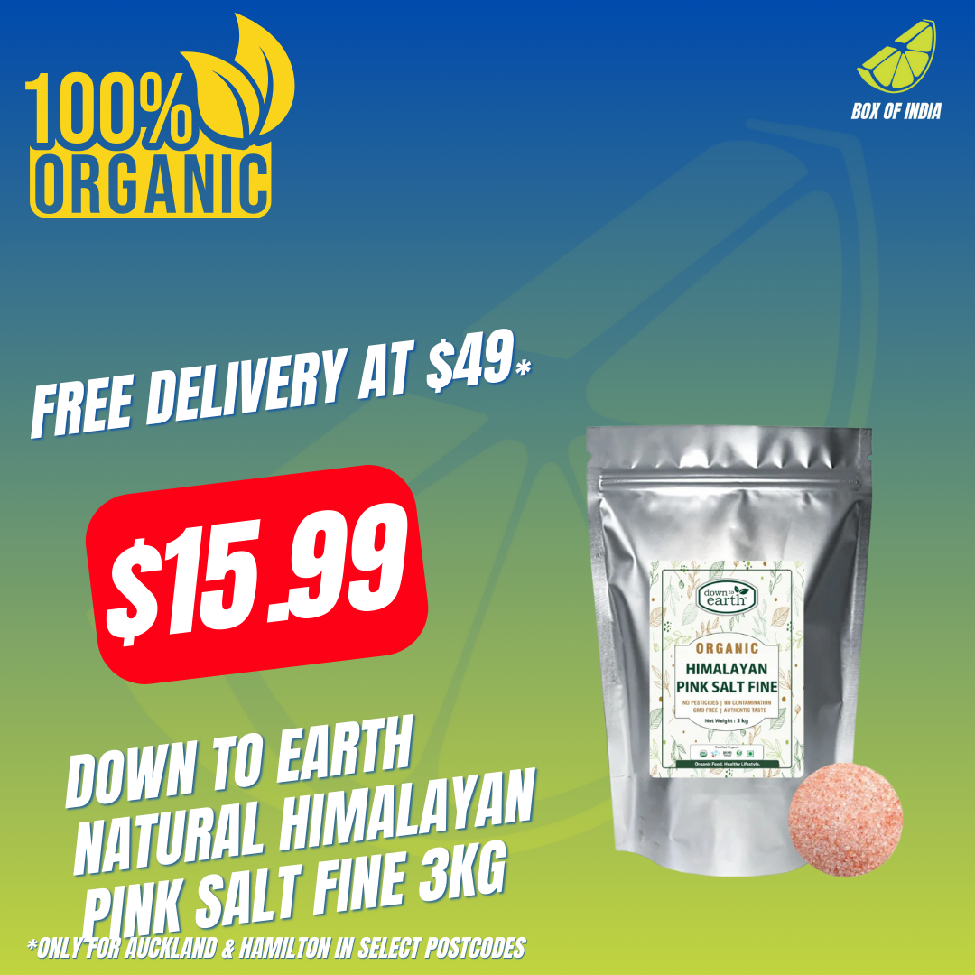 Down To Earth Natural Himalayan Pink Salt Fine 3kg