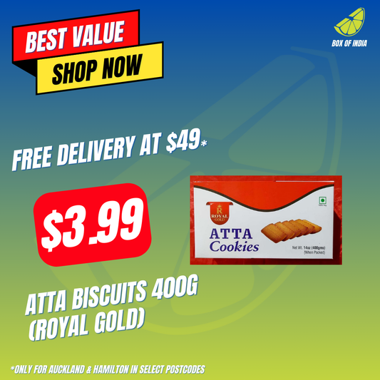 Atta Biscuits 400g (Royal Gold)