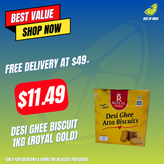 Desi Ghee Biscuit 1Kg (Royal Gold)