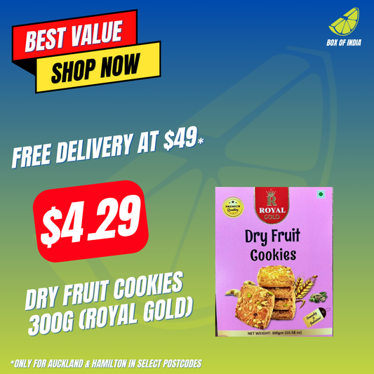 Dry Fruit Cookies 300g (Royal Gold)