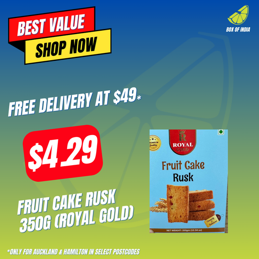 Fruit Cake Rusk 350g (Royal Gold)