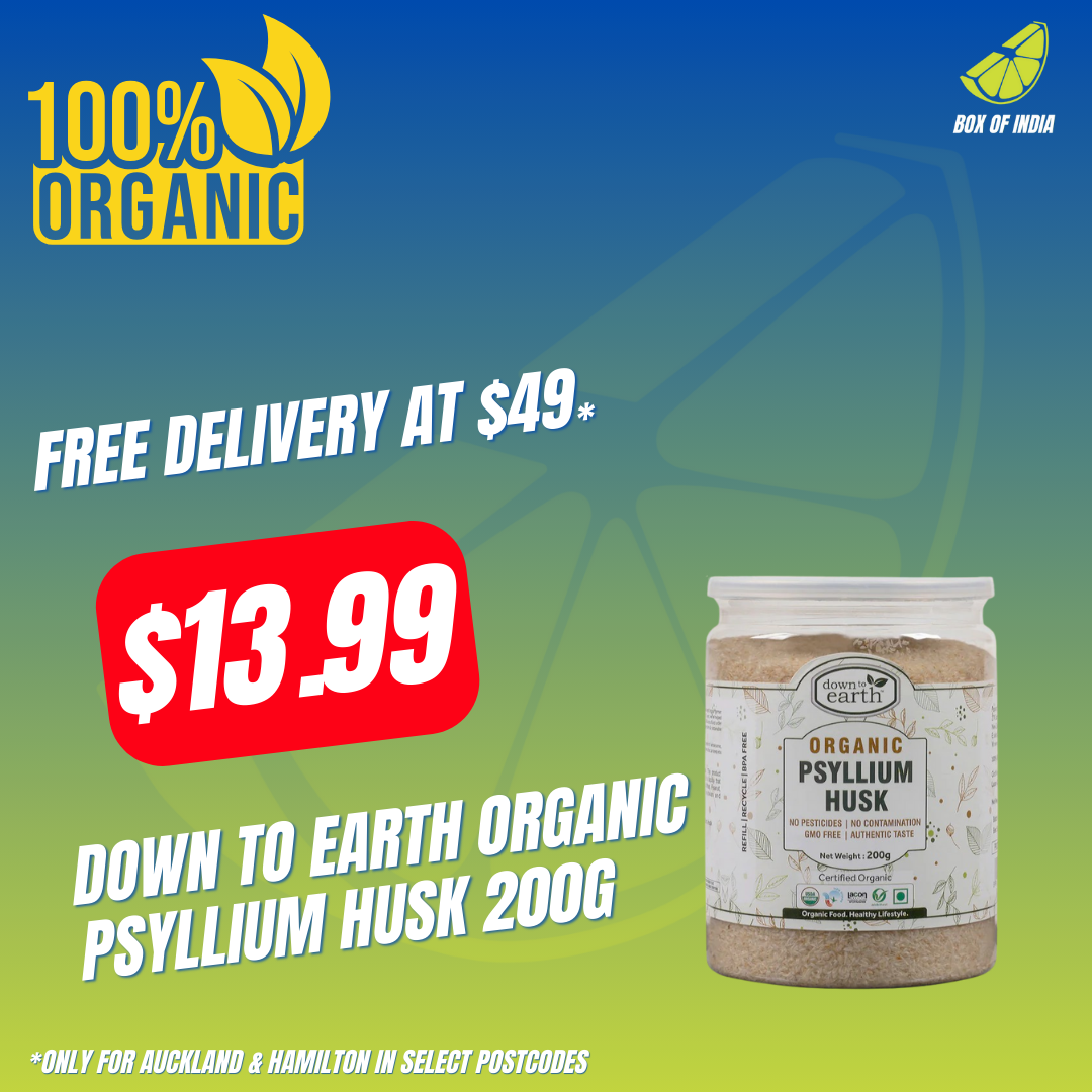 Organic Psyllium Husk 200g (Down To Earth)