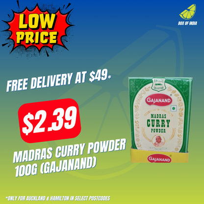 Madras Curry Powder 100g (Gajanand)