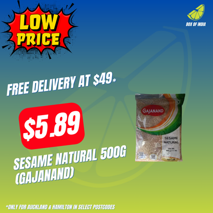 Sesame Natural 500g (Gajanand)