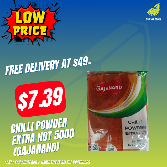 Chilli Powder Extra Hot 500g (Gajanand)