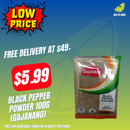 Black Pepper Powder 100g (Gajanand)