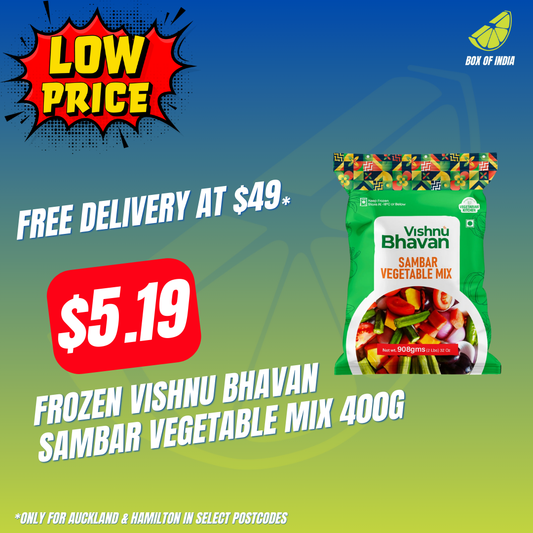 Frozen Vishnu Bhavan Sambar Vegetable mix 400g