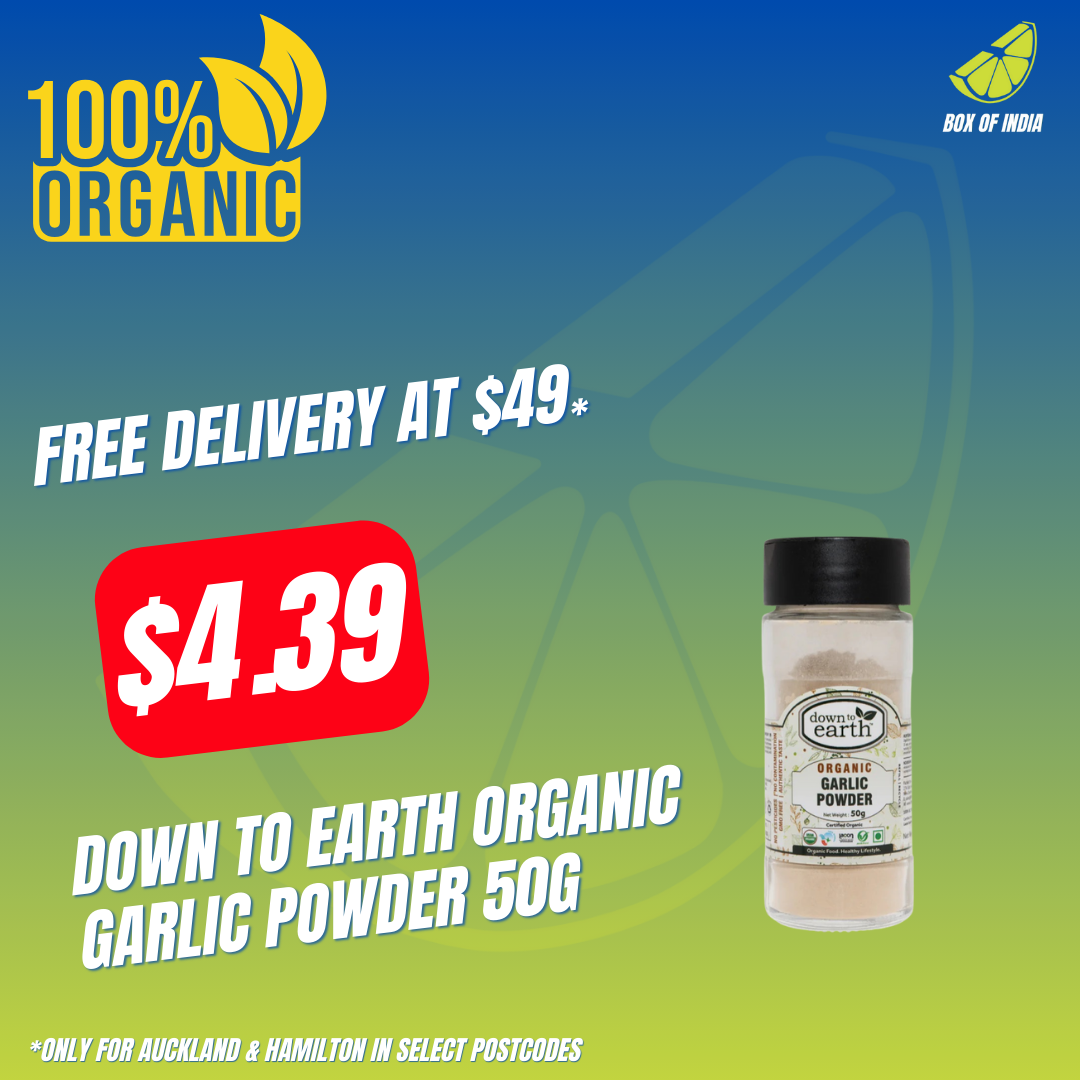 Organic Garlic Powder 50g (Down To Earth)