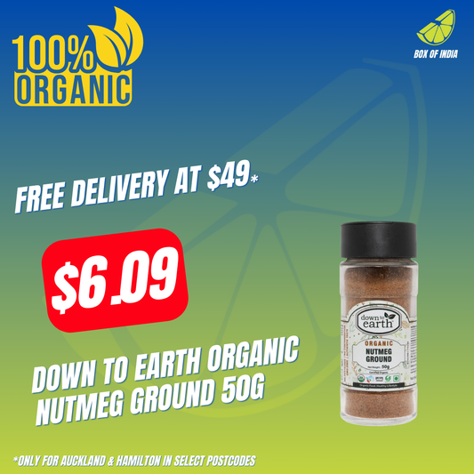 Down To Earth Organic Nutmeg Ground 50g