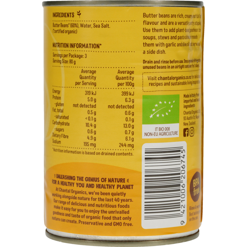 Butter Beans 400g