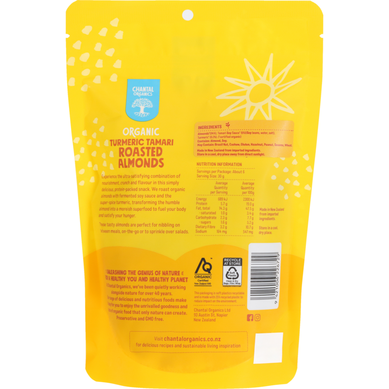 Turmeric Tamari Roasted Almonds 175g