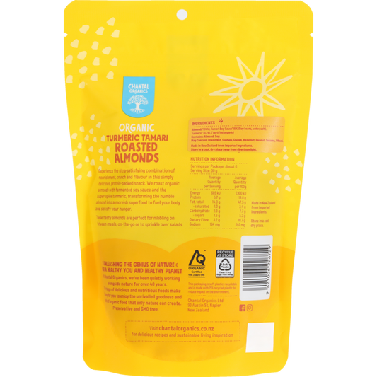 Turmeric Tamari Roasted Almonds 175g