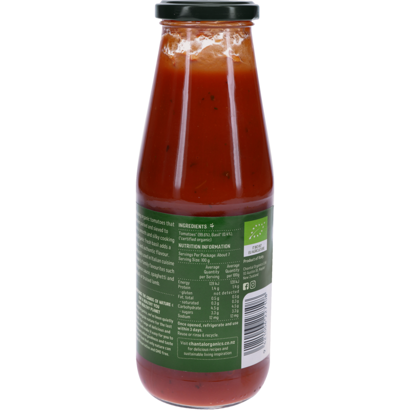 Tomato & Basil Passata 680g