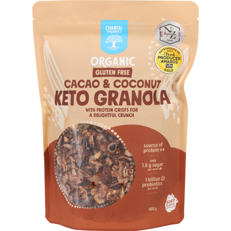 Cacao & Coconut Keto Granola 400g