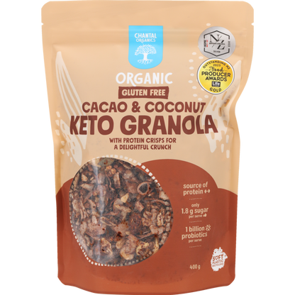 Cacao & Coconut Keto Granola 400g