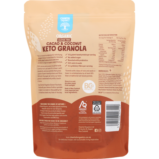 Cacao & Coconut Keto Granola 400g